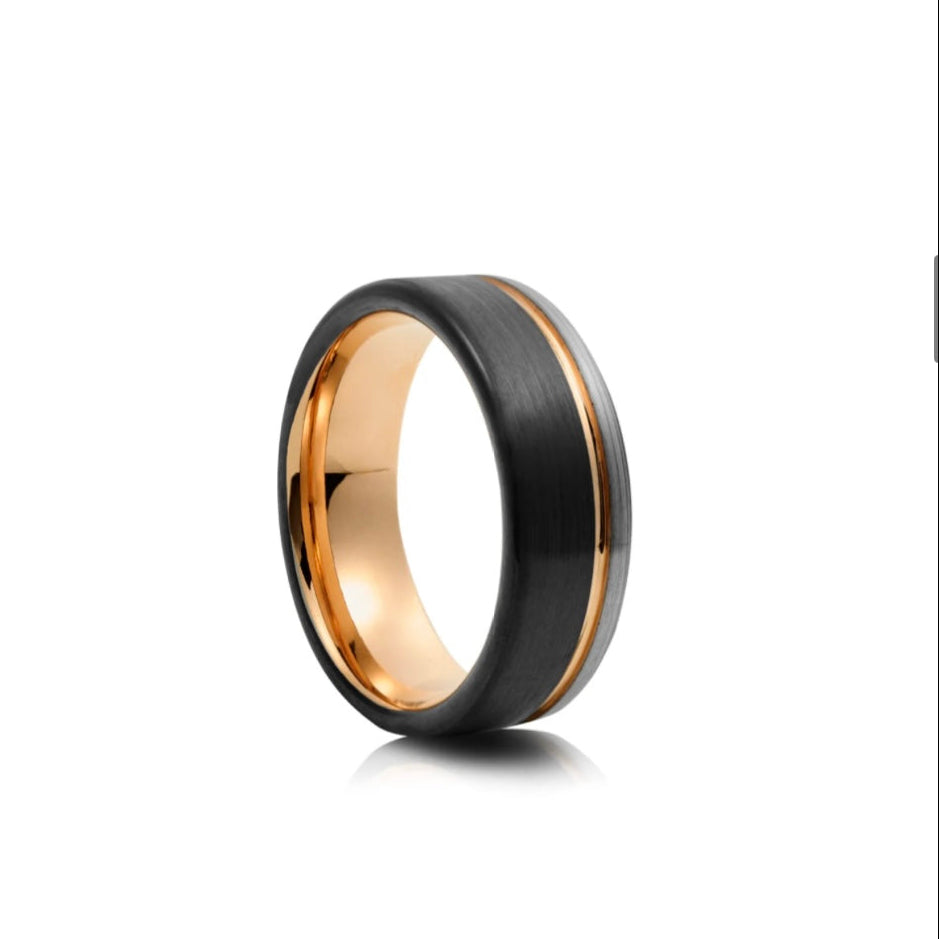 The Commander 8mm Tungsten Ring