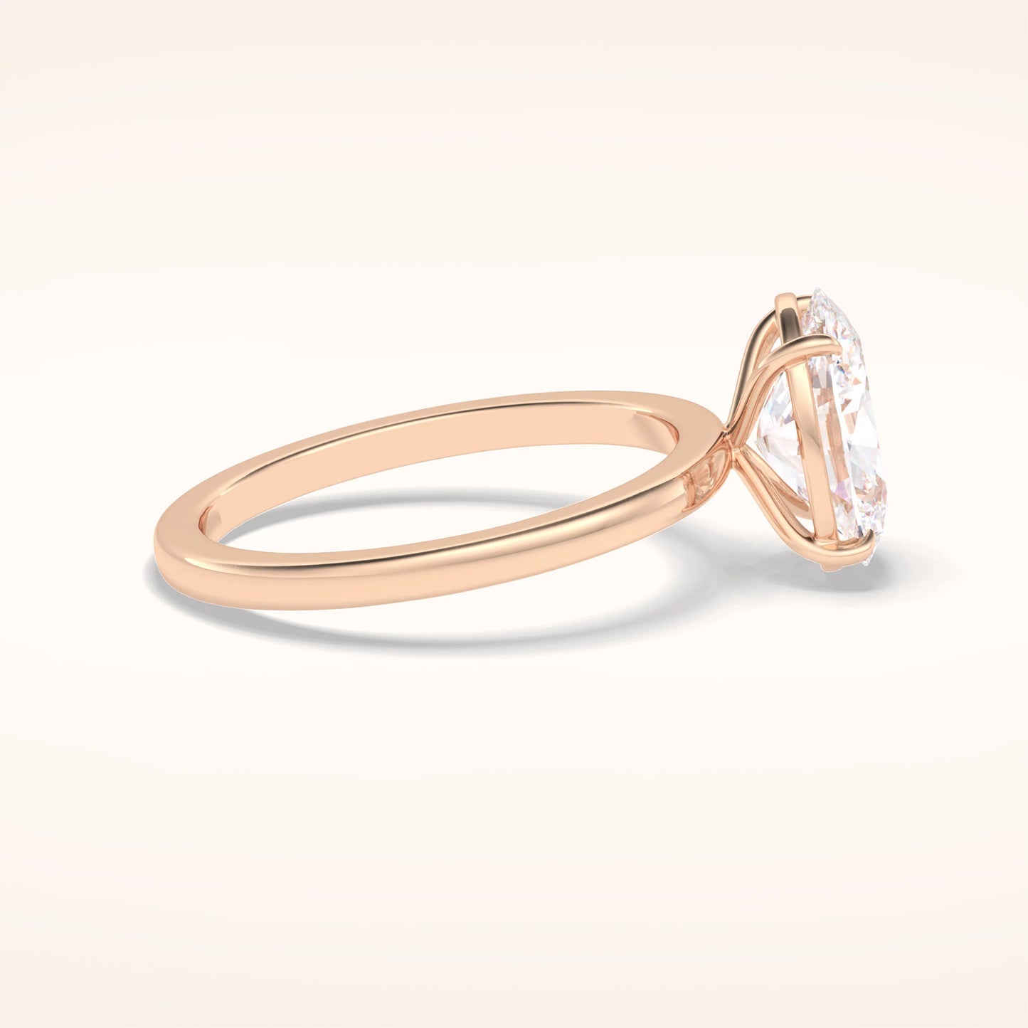2ct Oval Moissanite Solitaire