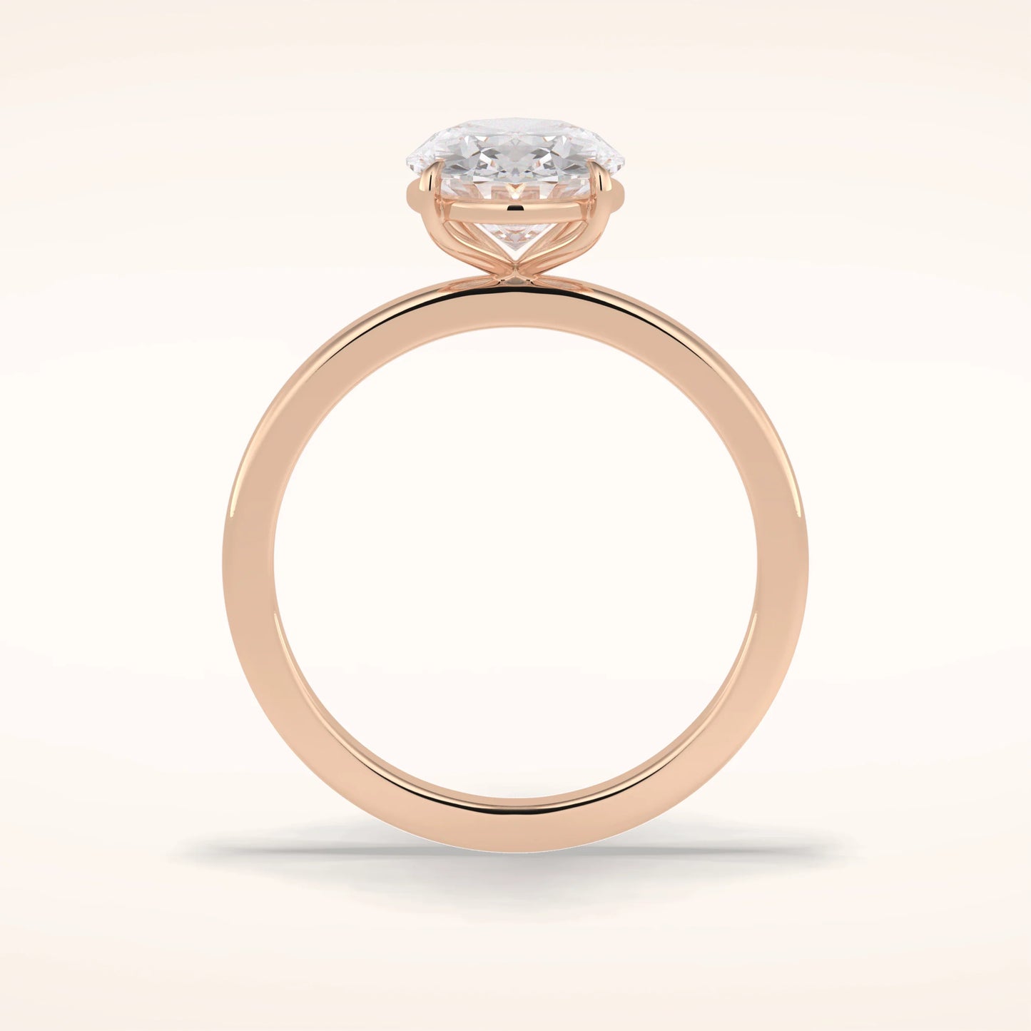 2ct Oval Moissanite Solitaire