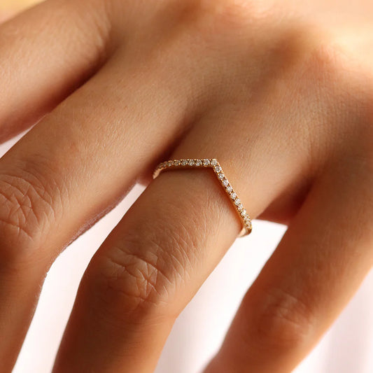 Wishbone Wedding Ring