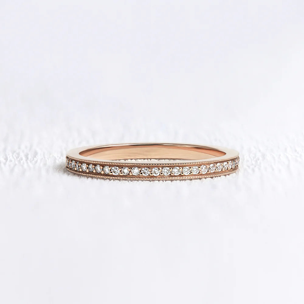 Channel-Set Half Eternity Ring