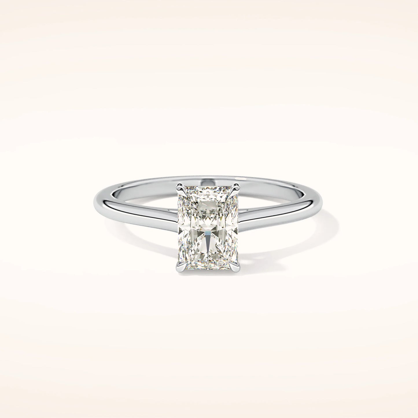 1ct Radiant Lab Grown Diamond Solitaire