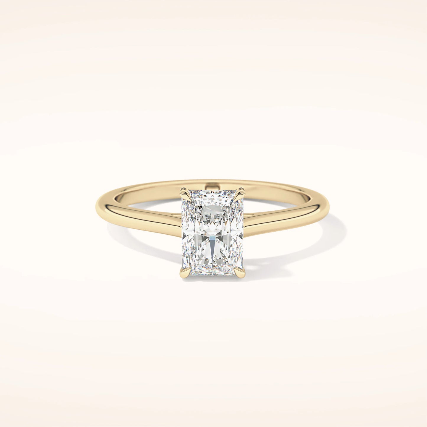 1ct Radiant Lab Grown Diamond Solitaire