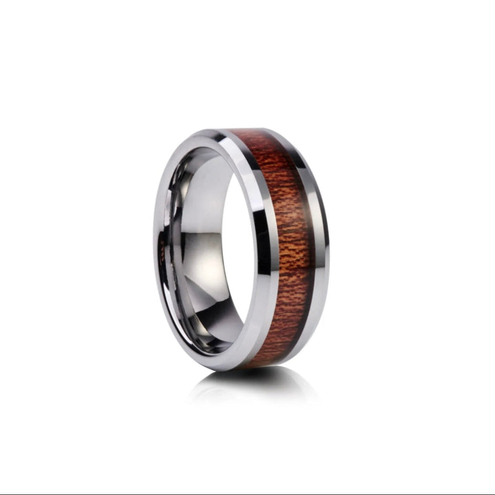 The Barrel 8mm Tungsten Ring