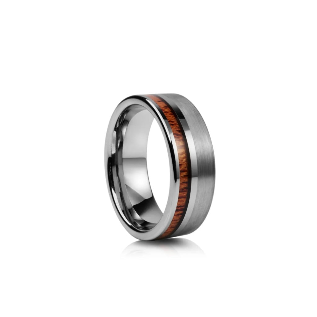 The Woodland 8mm Tungsten Ring