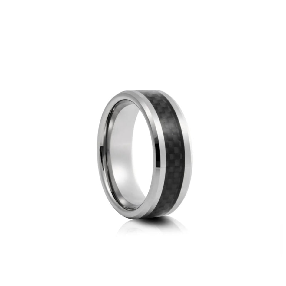 The Axel 8mm Tungsten Ring