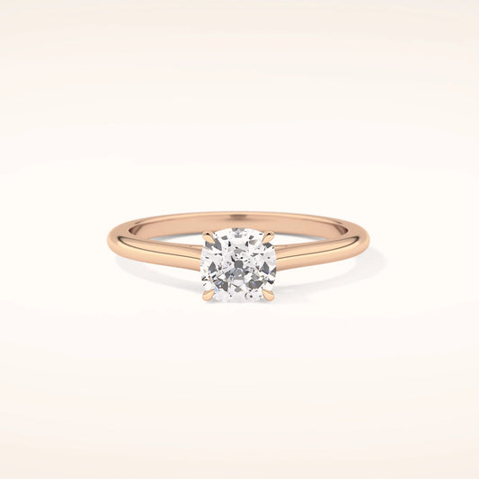 1ct Round Moissanite Solitaire
