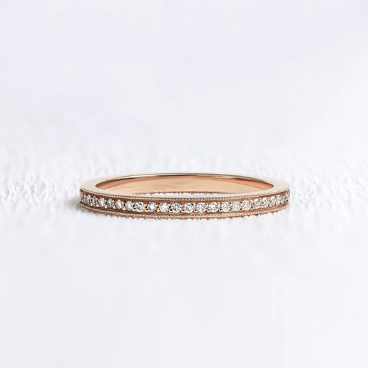 Channel-Set Half Eternity Ring