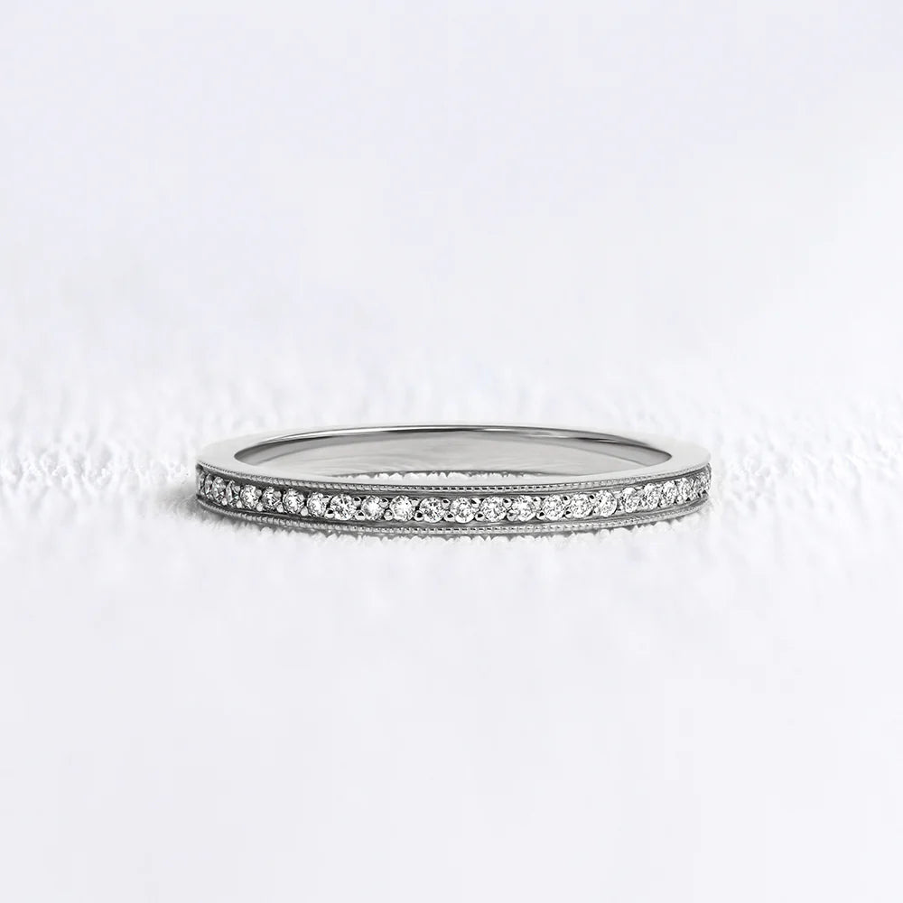 Channel-Set Half Eternity Ring