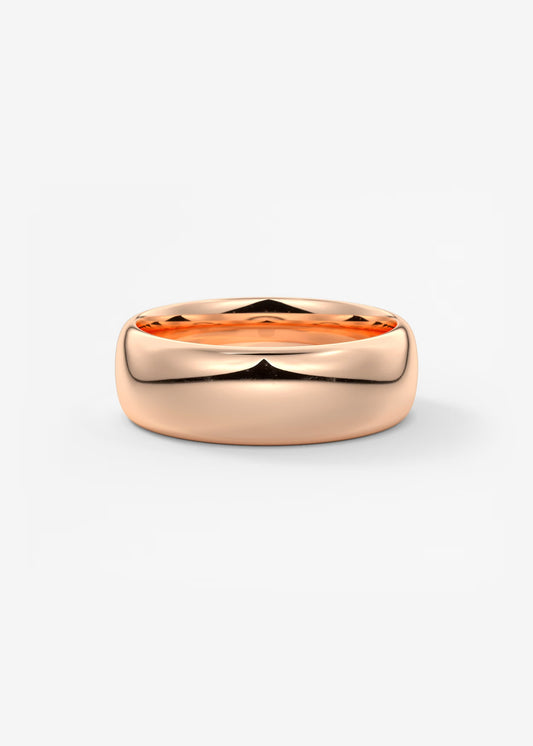 8mm Half-Round Band