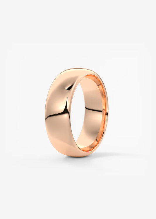 8mm Half-Round Band