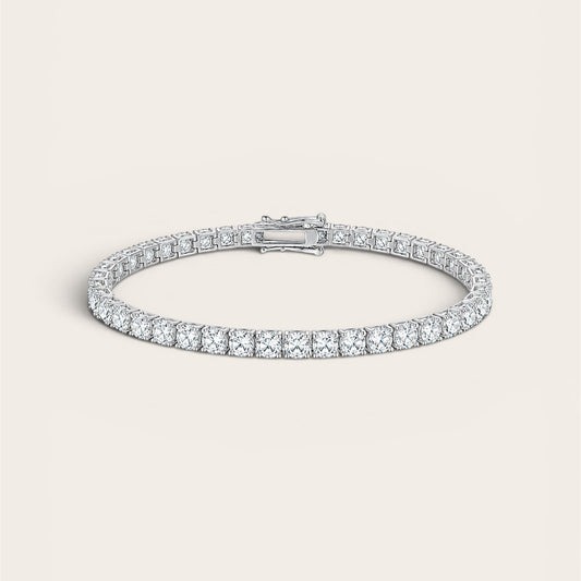 4mm Moissanite Tennis Bracelet