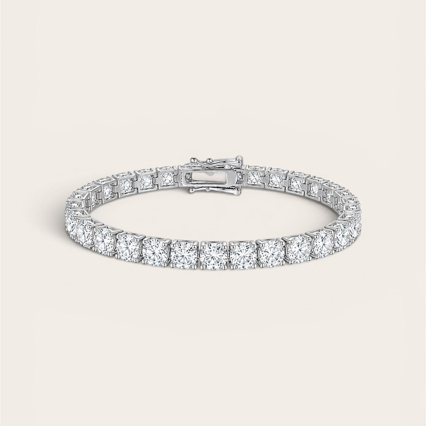 5mm Moissanite Tennis Bracelet