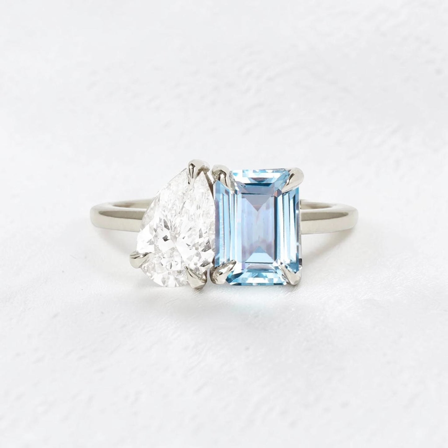 Aqua Toi et Moi Ring