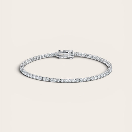 2mm Moissanite Tennis Bracelet